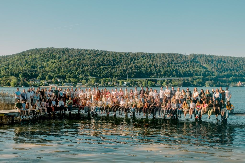 Gruppenfoto Probenwochenende Velden